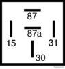 HERTH+BUSS ELPARTS 75898211 Relay, rear windscreen heating